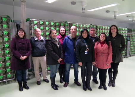 Visita teve como objetivo observar as instalações do novo Centro de Modelos Biológicos Experimentais da PUC-RS