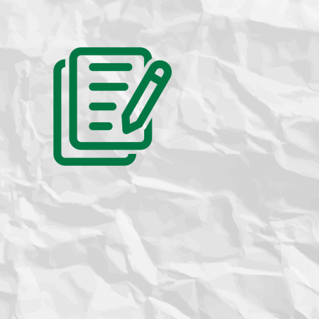 Ícone de formulário em verde